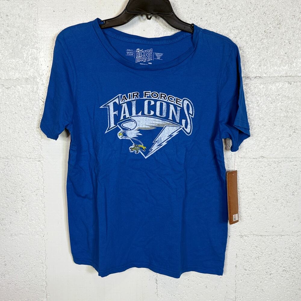 Airforce Falcons Blue short sleeve t-shirt large